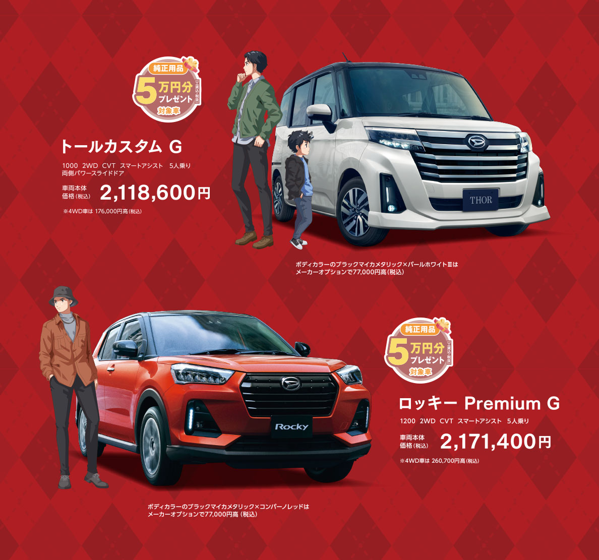 トール、ロッキー